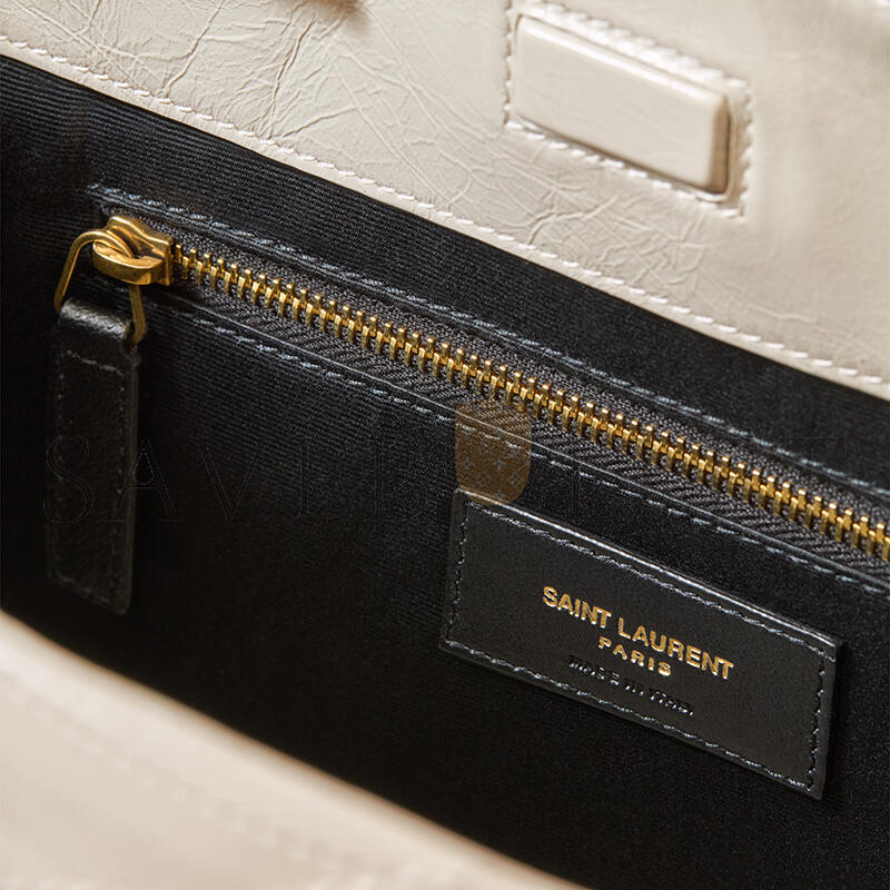 YSL NIKI SMALL SHOPPING IN VINTAGE LEATHER 8726800EN079207 (25*19*10cm)
